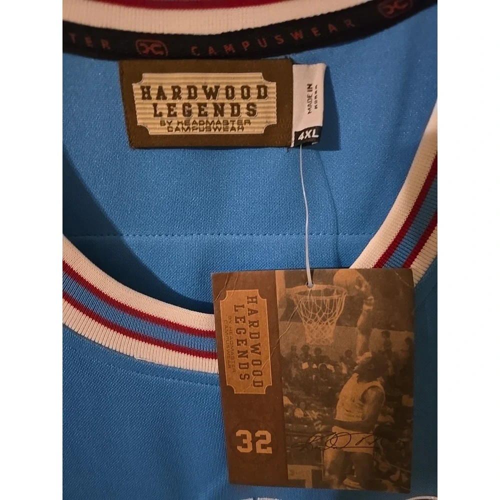 Hardwood Legend Louisiana Tech Bulldogs KARL MALONE 32 Throwback Jersey Mens 4XL - Picture 2 of 6